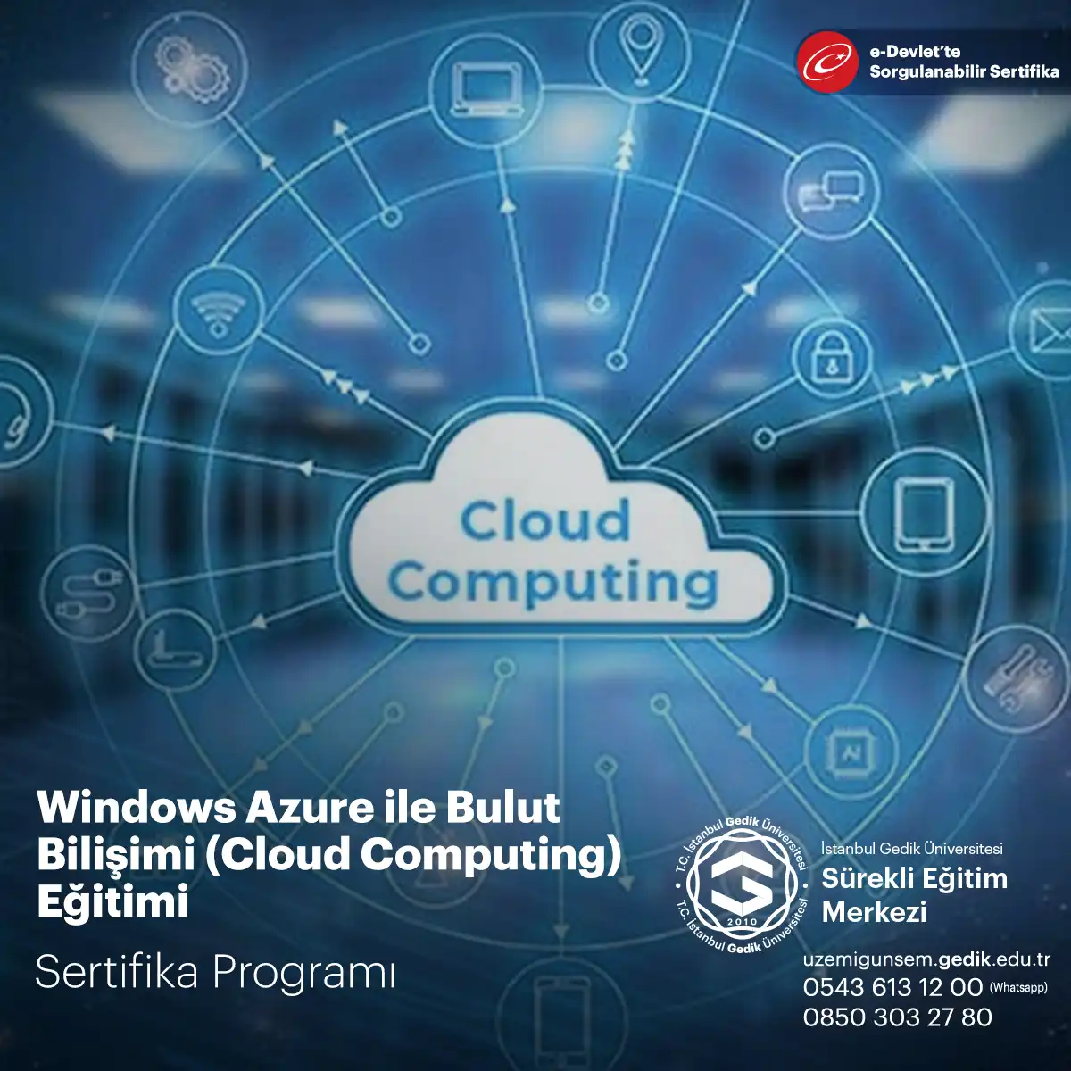 Windows Azure ile Bulut Bilişimi (Cloud Computing) Eğitimi Sertifika Programı